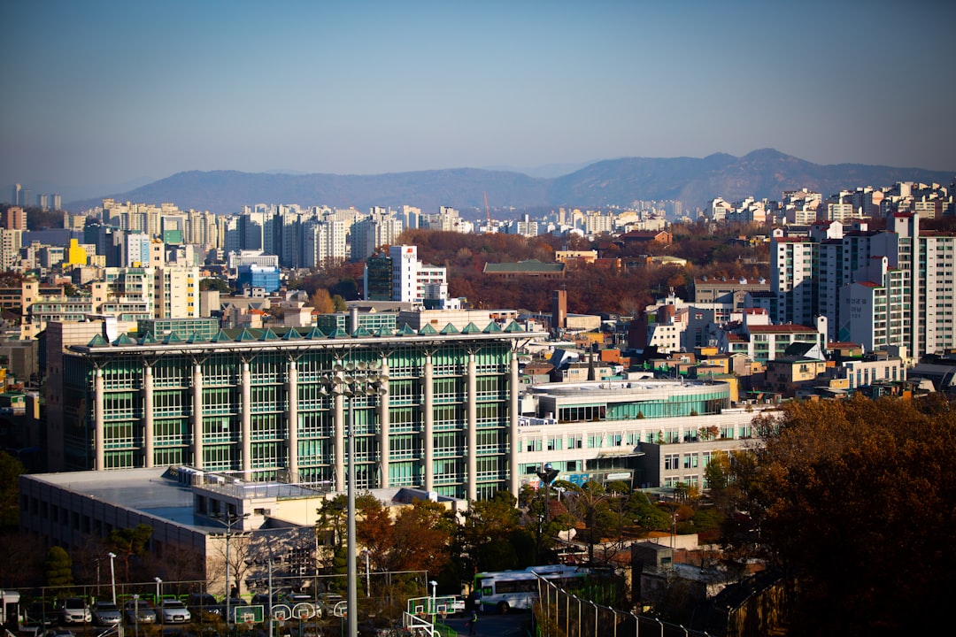 high-rise buildings beside trees