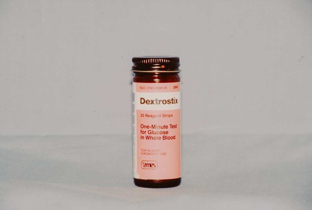 Bottle of dextrotabs for glucose and glucose
