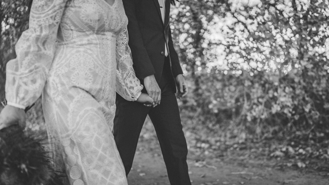 a man and a woman are walking together