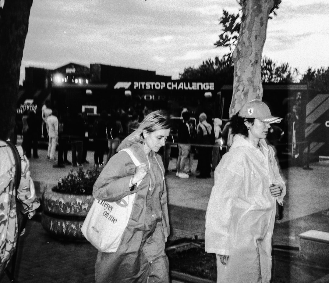 People walking past a 