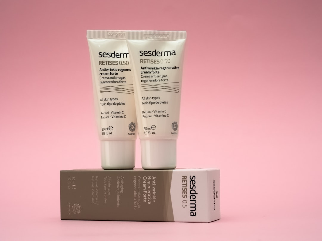 a couple of tubes sitting on top of a box