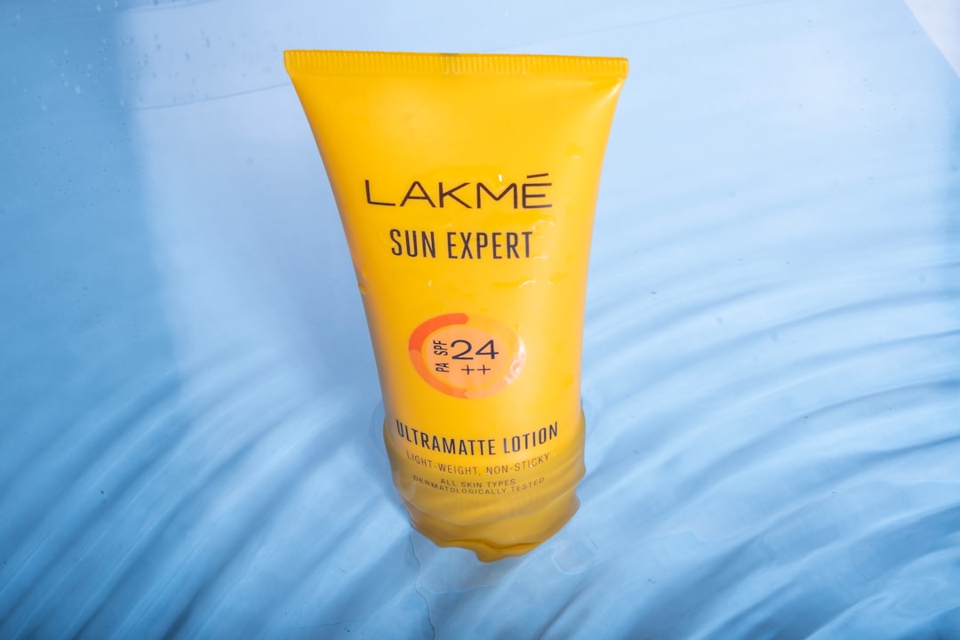 a tube of lakme sun expert sunscreen