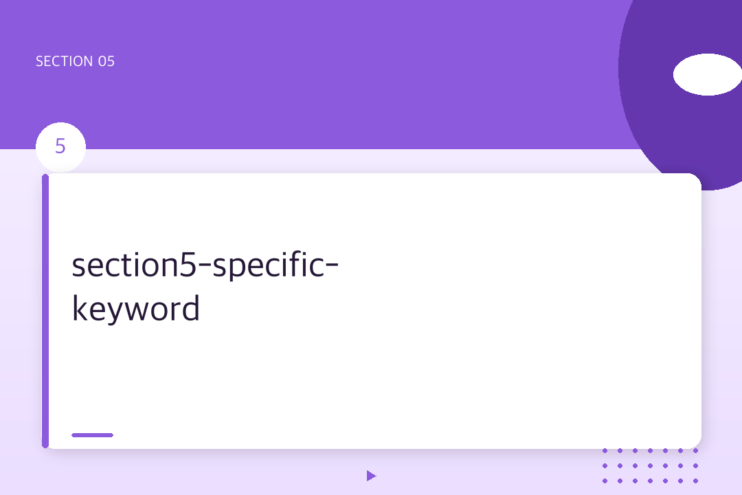 section5-specific-keyword