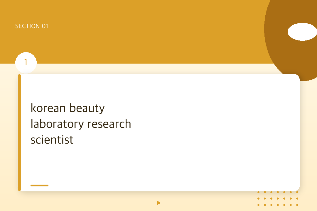 korean beauty laboratory research scientist