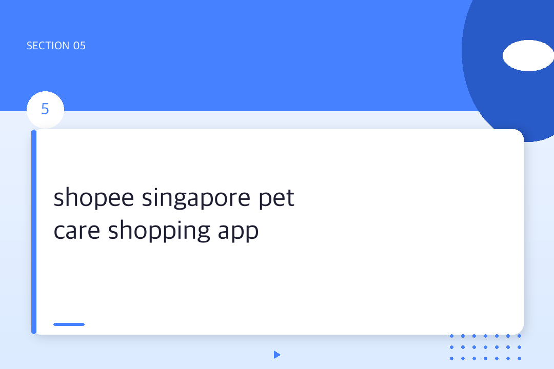 shopee singapore pet care shopping app