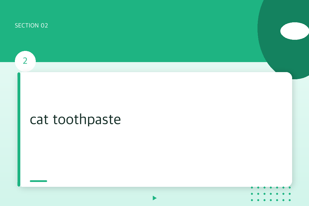 cat toothpaste