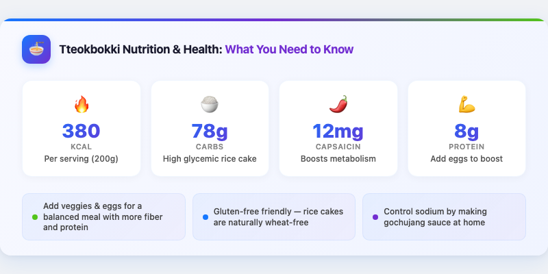 Tteokbokki Nutrition and Health: What You Need to Know