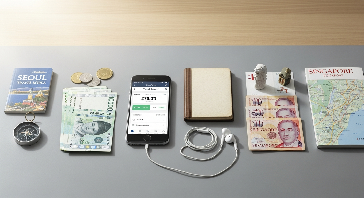 korean-won-singapore-dollars-budget-travel