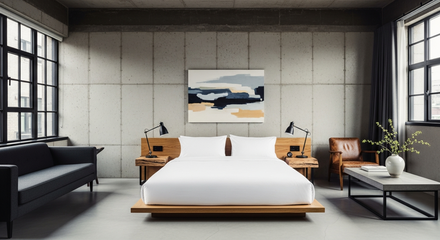 seoul boutique hotel industrial design room