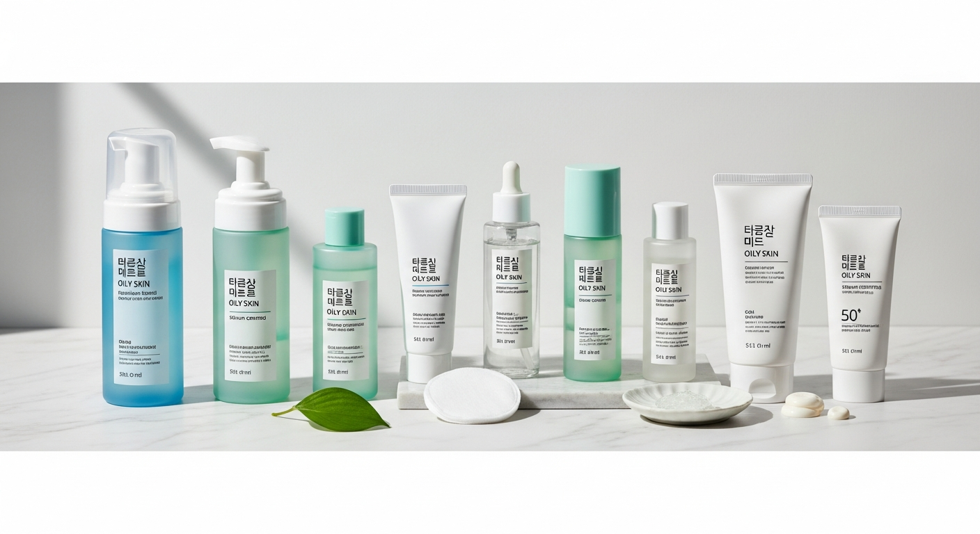 korean skincare routine simplified oily skin