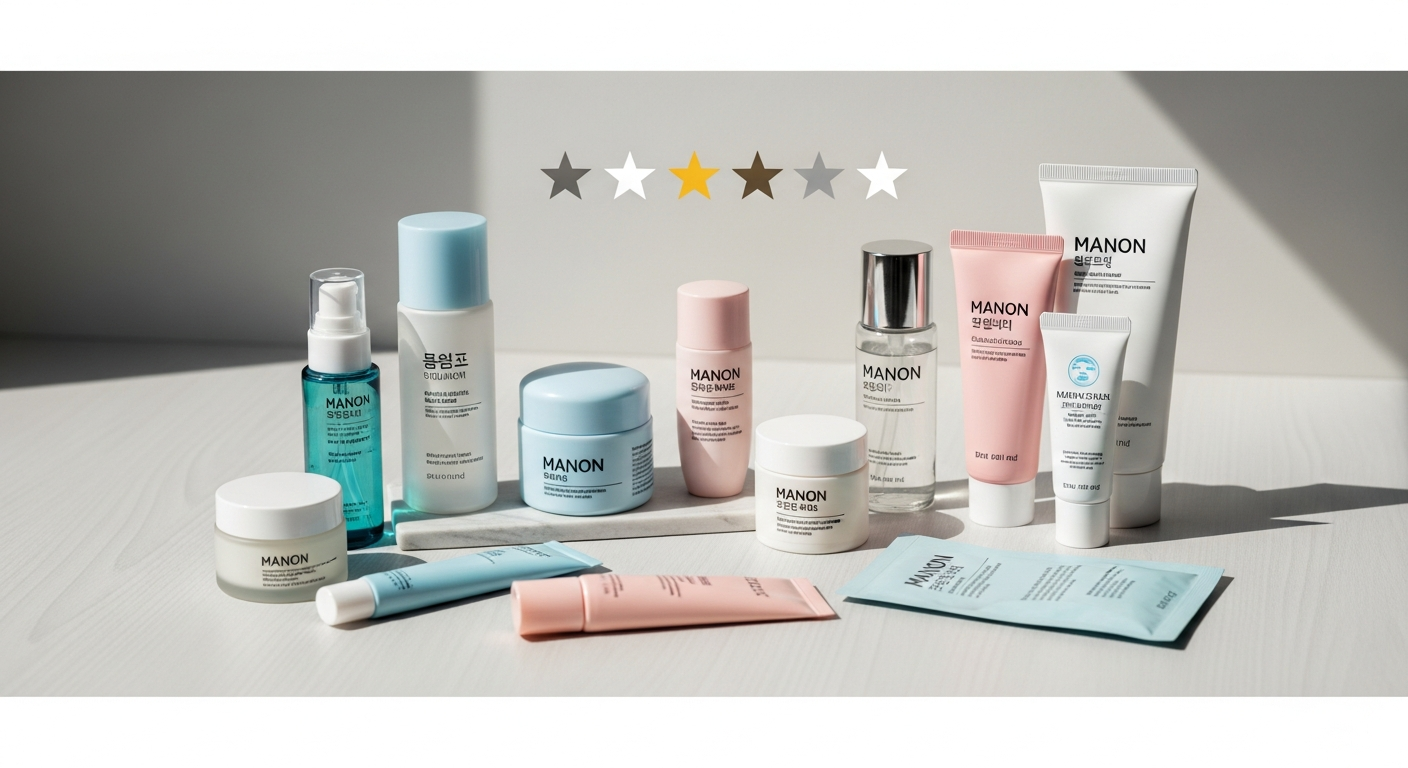korean skincare product reviews rating stars