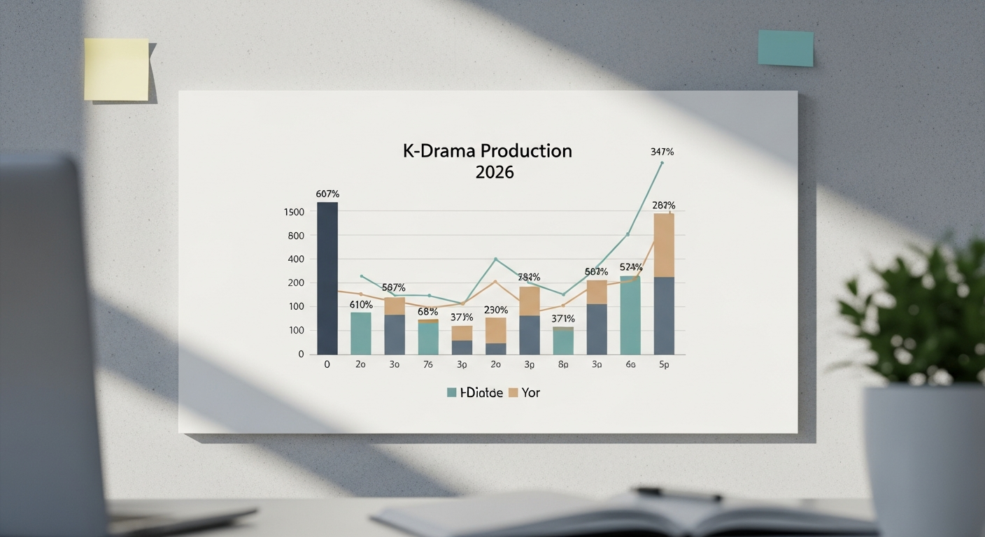 k drama production statistics chart 2026