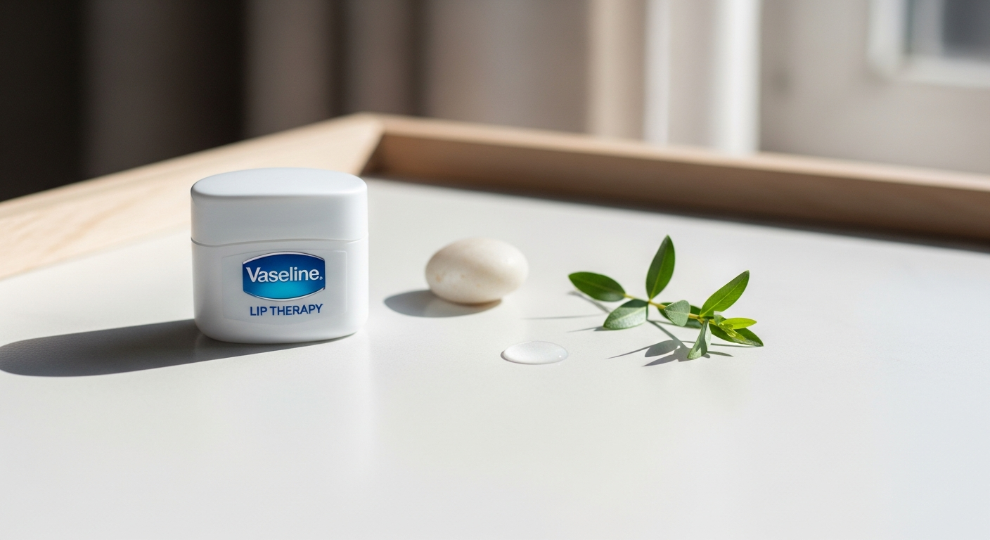 vaseline lip balm beauty routine minimalist
