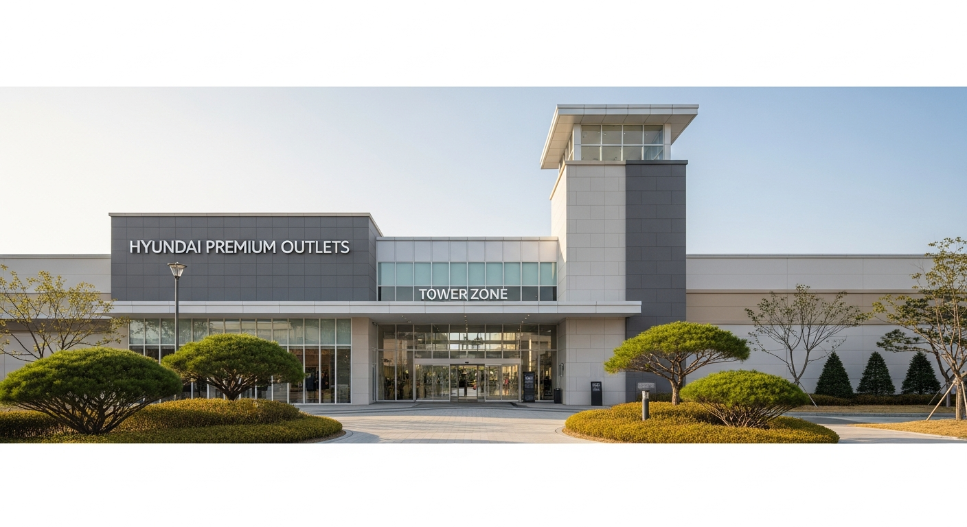 hyundai premium outlets gimpo tower zone entrance