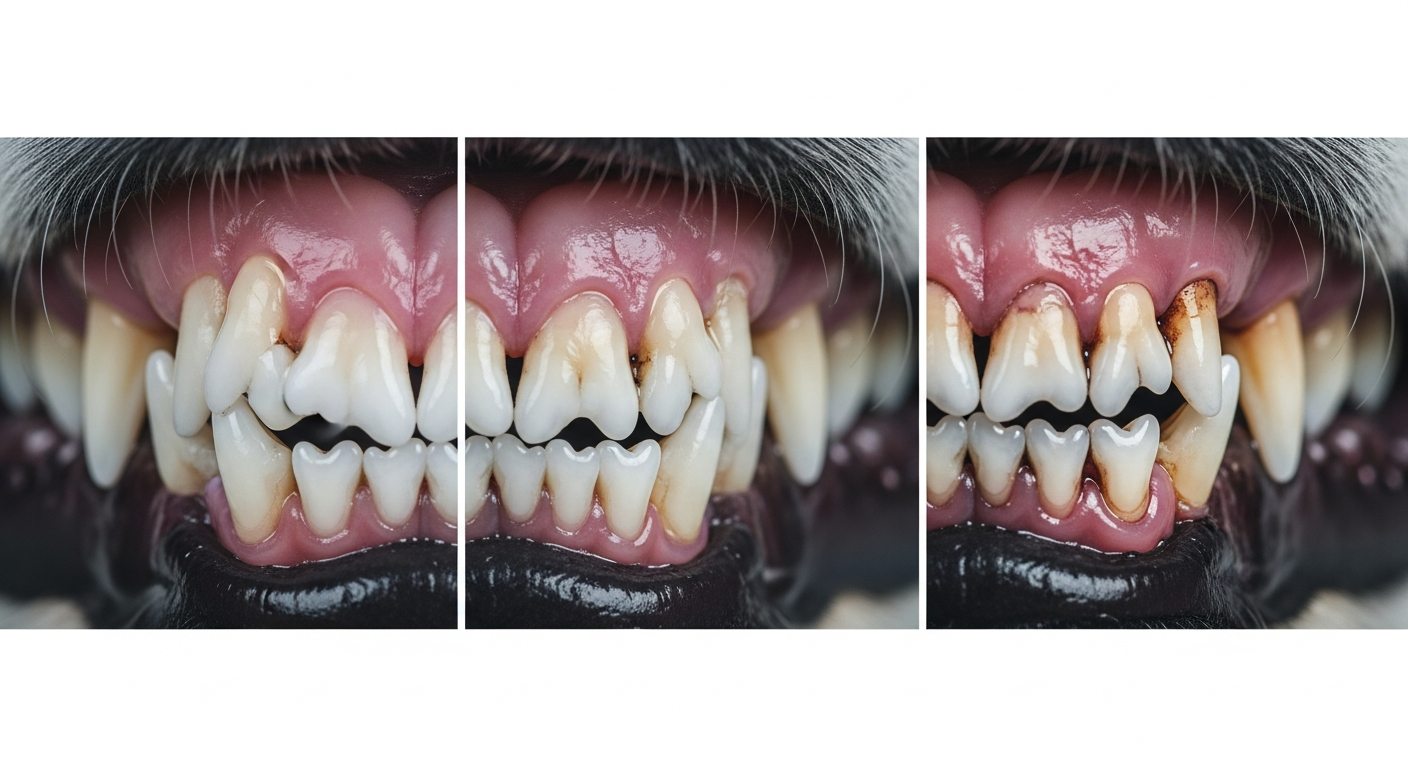 dog dental disease stages comparison