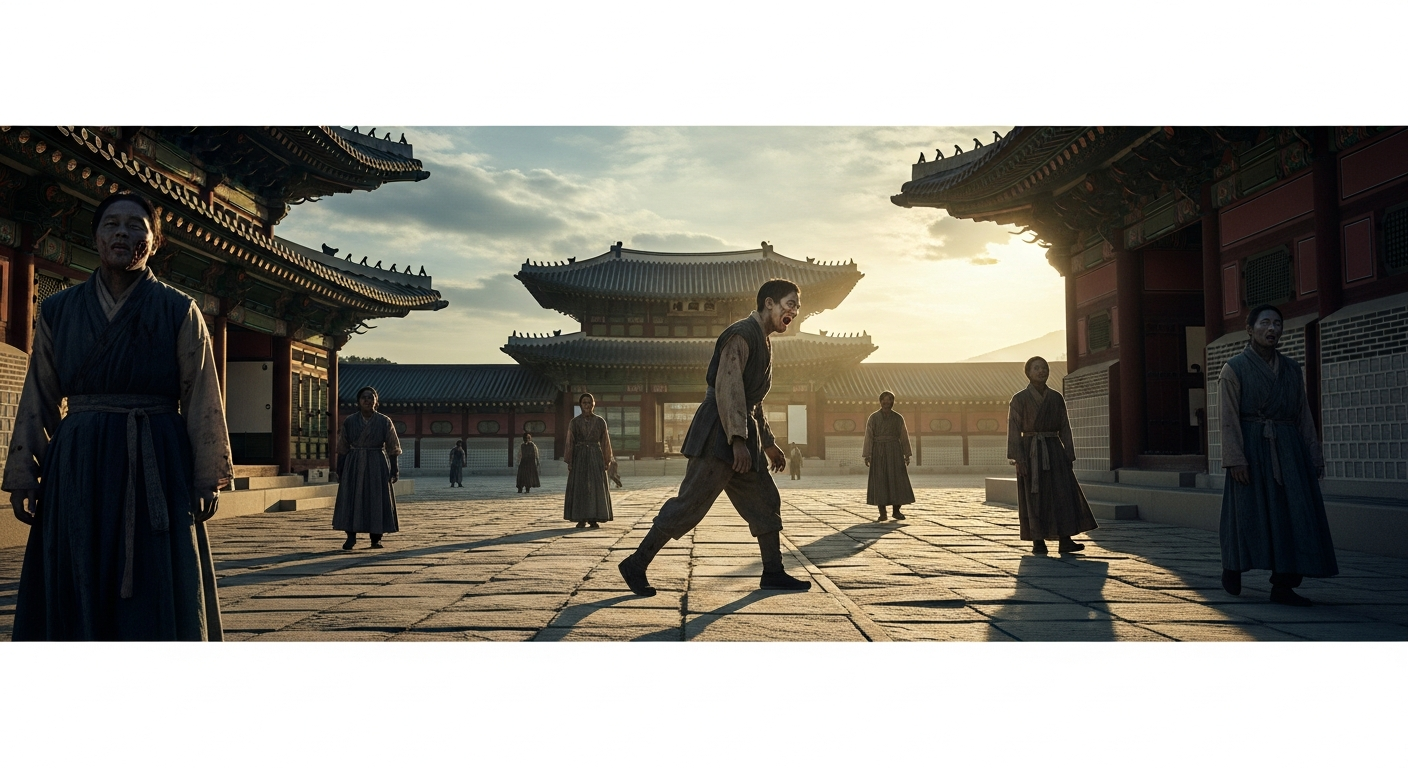 joseon era palace zombie netflix scene