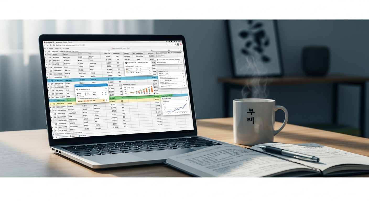 data analysis korean drama spreadsheet research