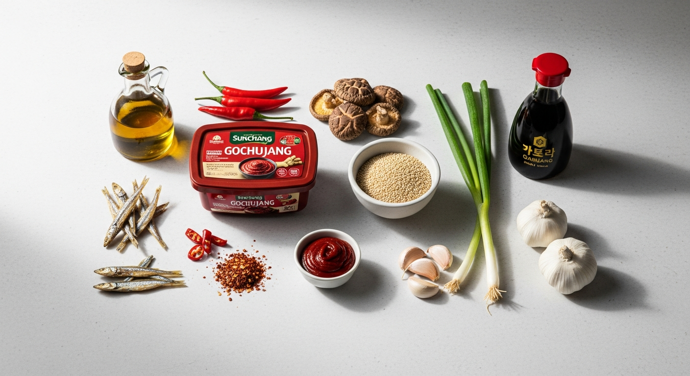 sunchang gochujang korean pantry ingredients