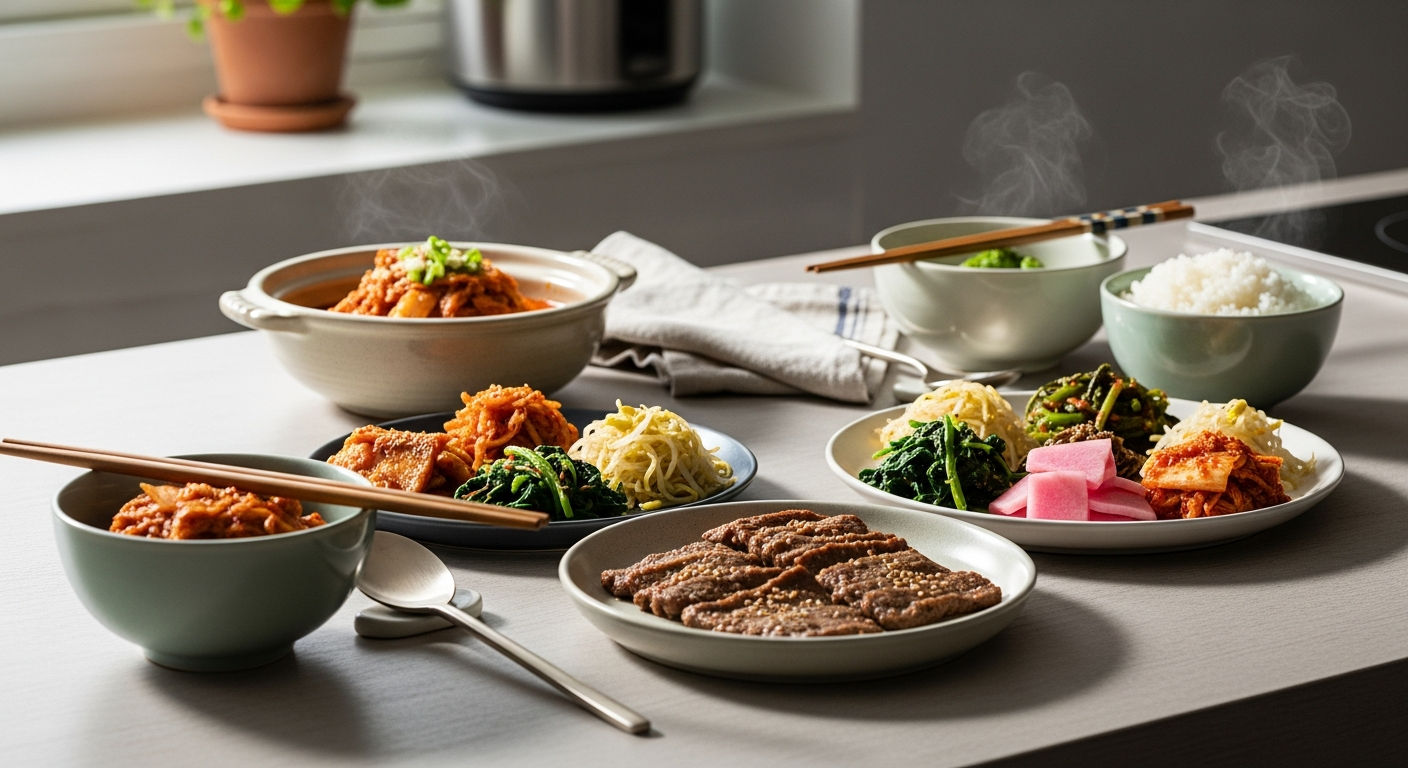 korean food taste test home cooking