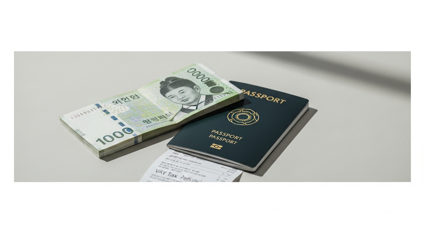 korean outlet vat tax refund passport