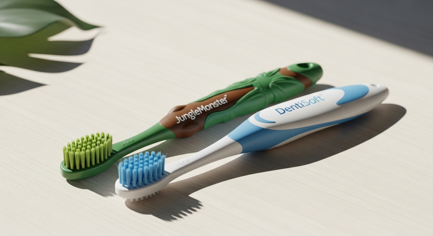 junglemonster dentisoft pet toothbrush comparison
