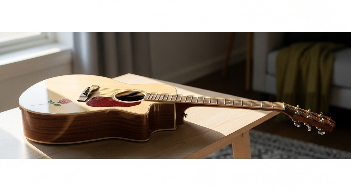 rose acoustic guitar performance