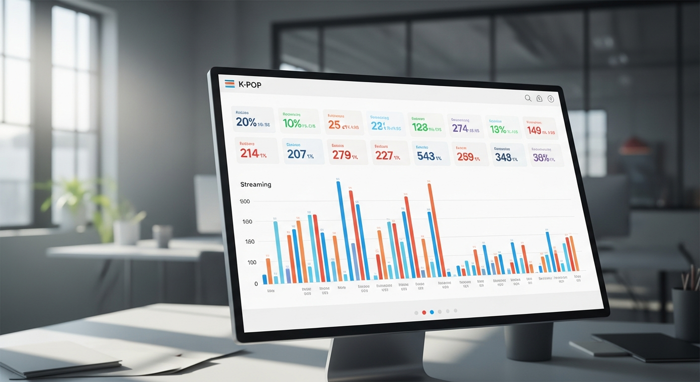 kpop industry data statistics chart