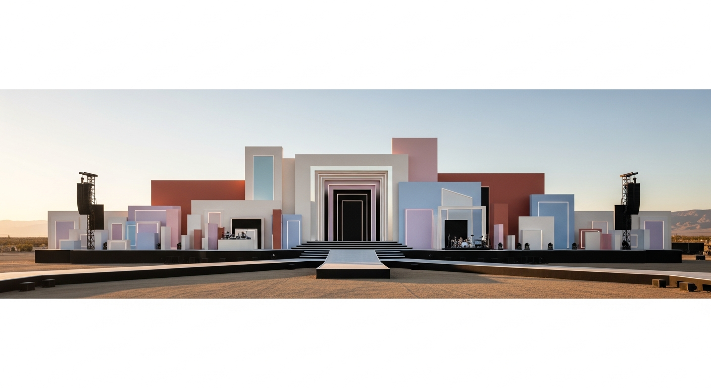 blackpink coachella indio california stage design 2026