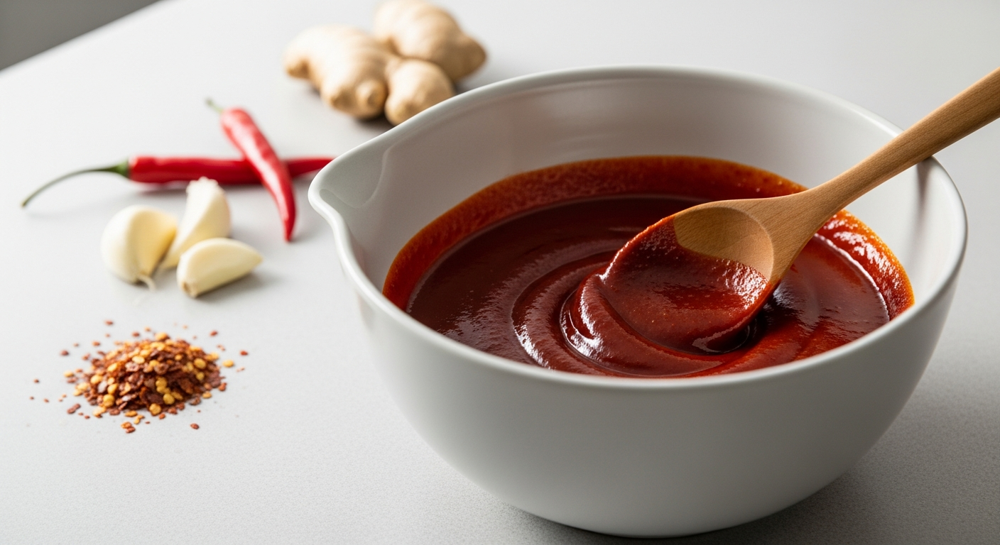 korean gochujang sauce mixing bowl