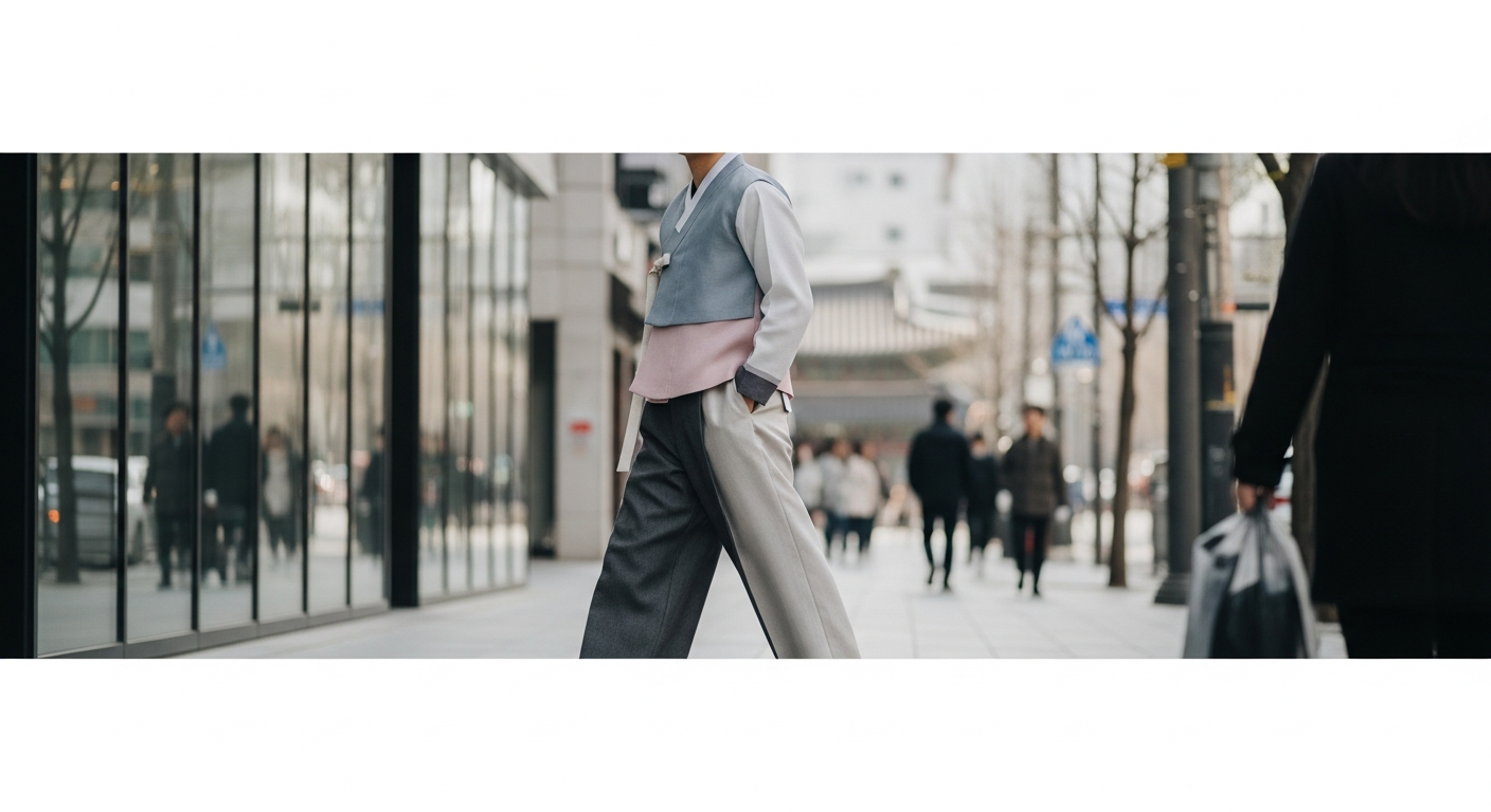 hanbok fusion modern street korea