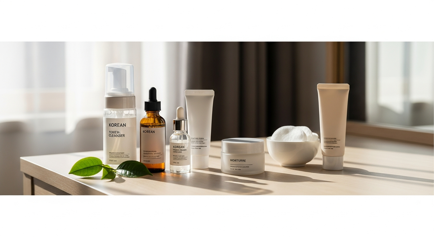 korean skincare routine morning