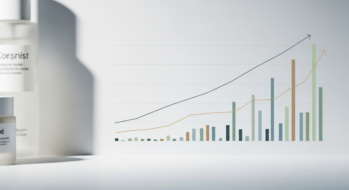 korean skincare market data chart