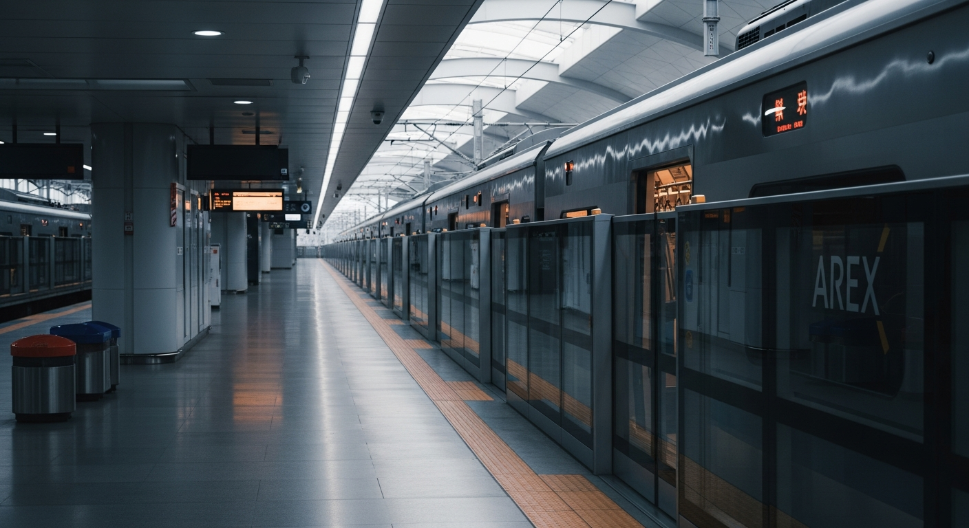 incheon airport arex train platform