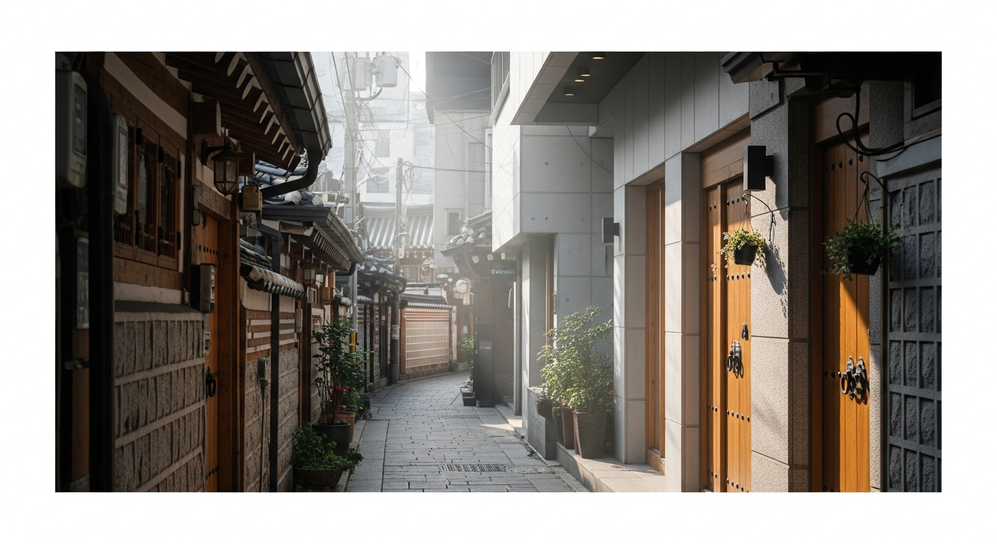 seoul respectful tourist narrow alley
