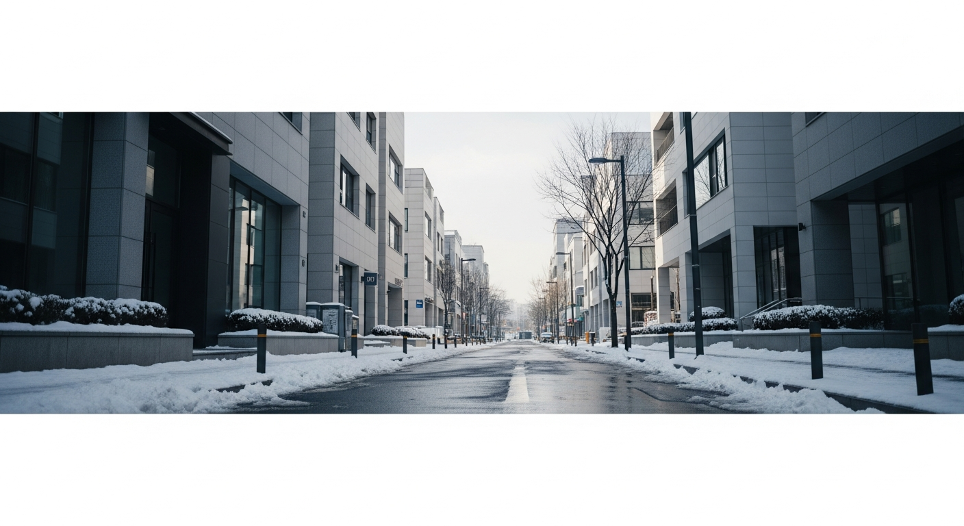 seoul winter empty street filming location
