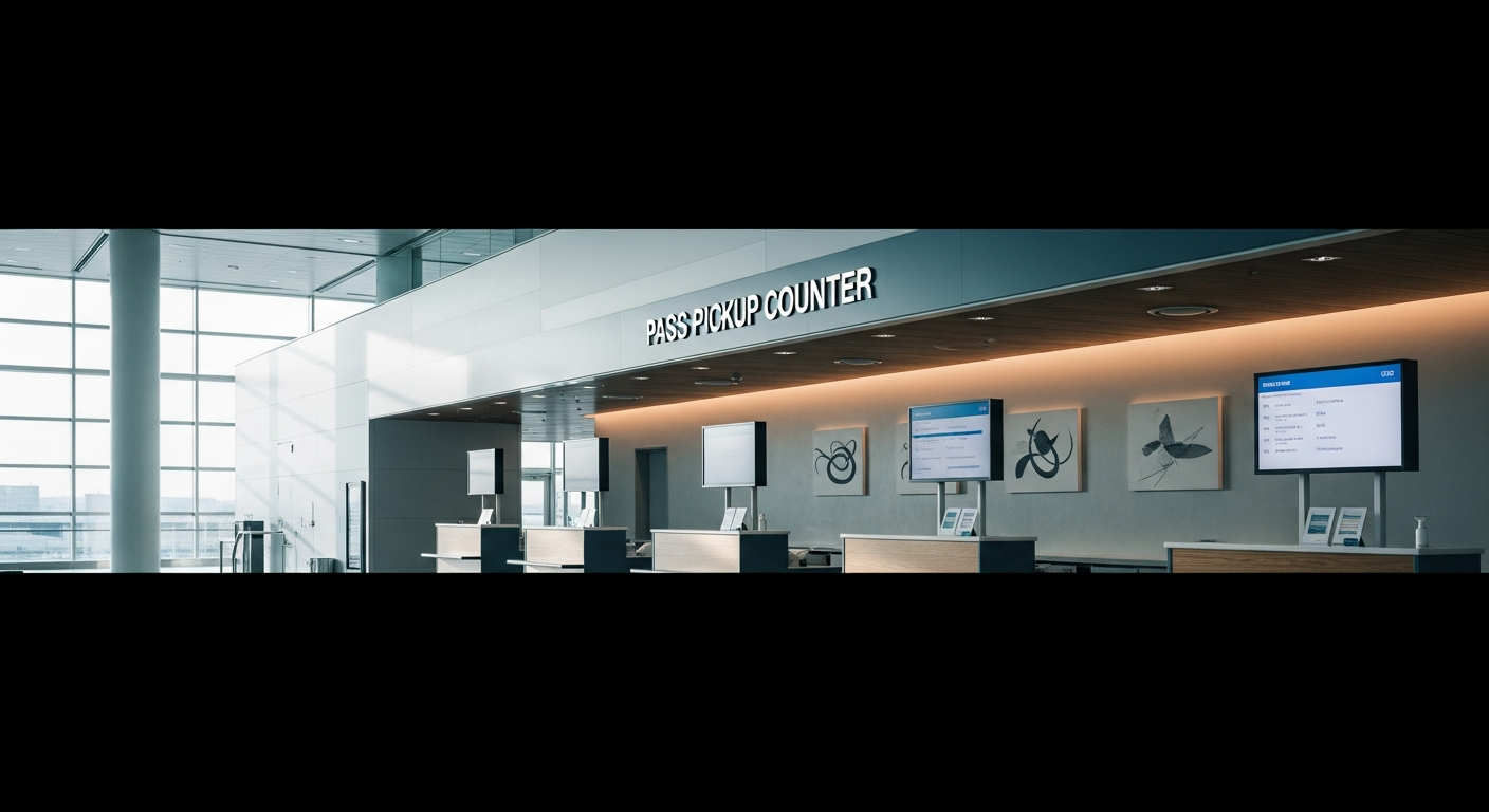 incheon airport pass pickup counter