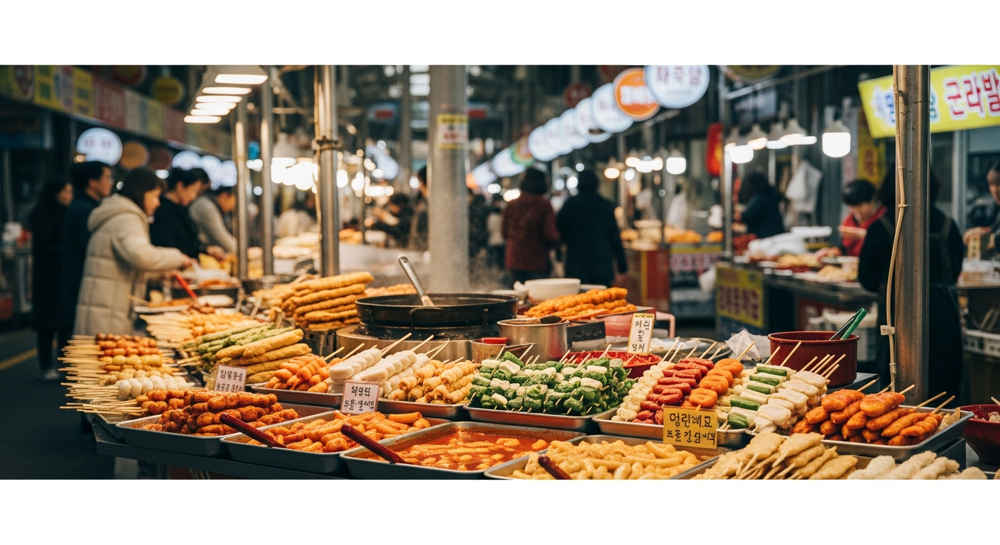 seoul mangwon market street food