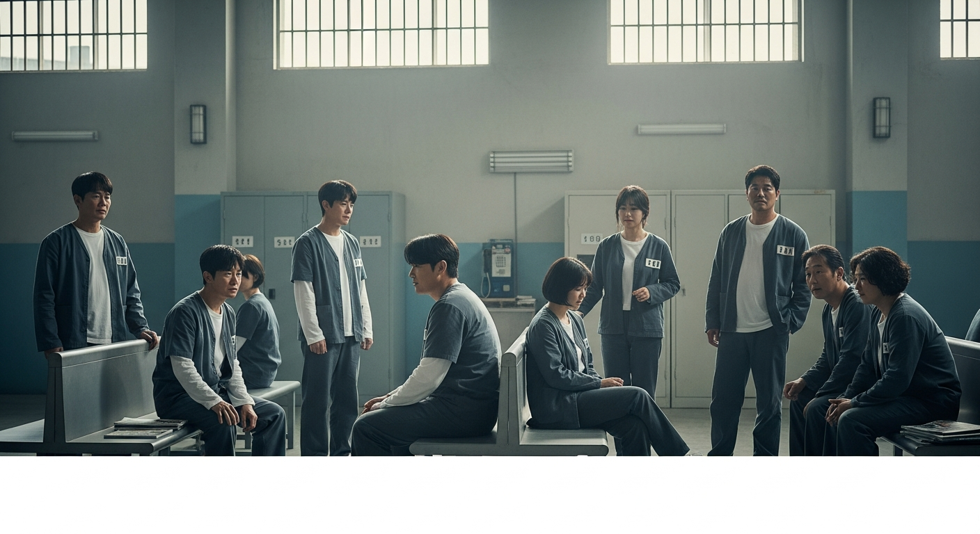 korean prison drama group characters tvn