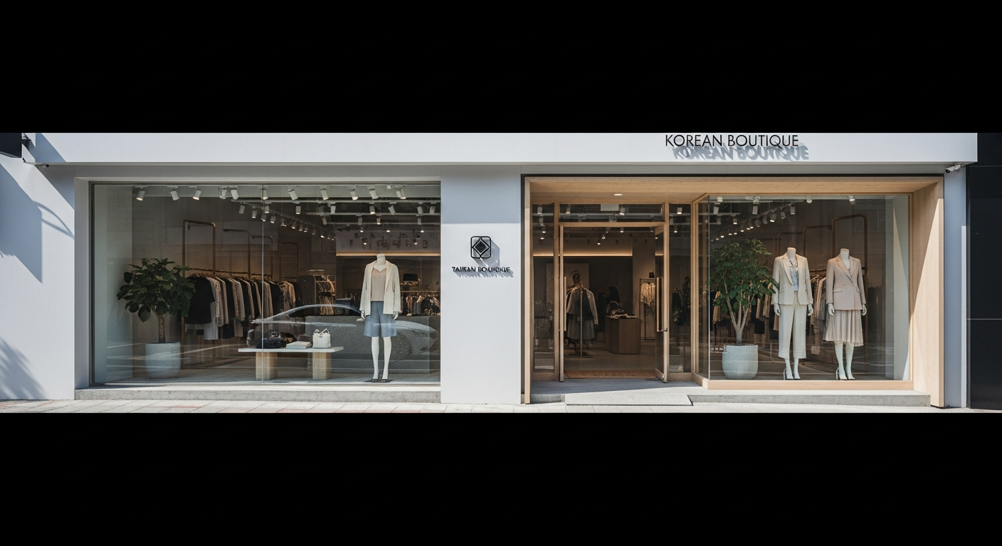 taipei east district korean boutique store