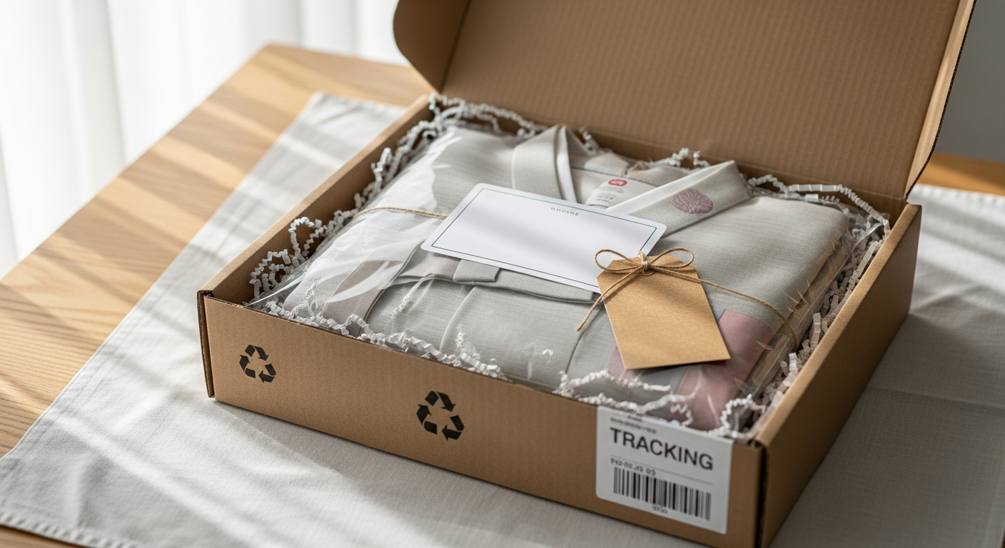 etsy korean dress international shipping packaging