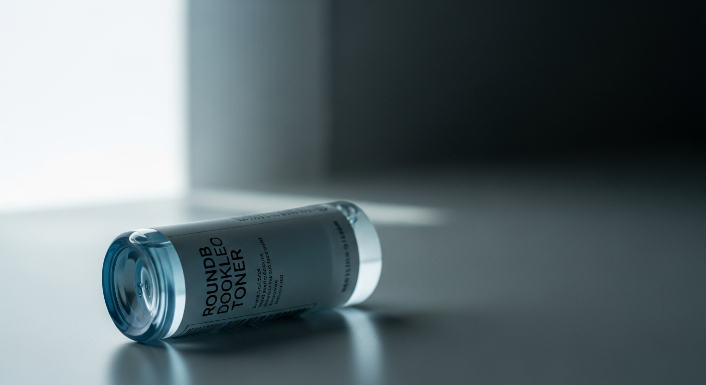 round lab dokdo toner bottle closeup
