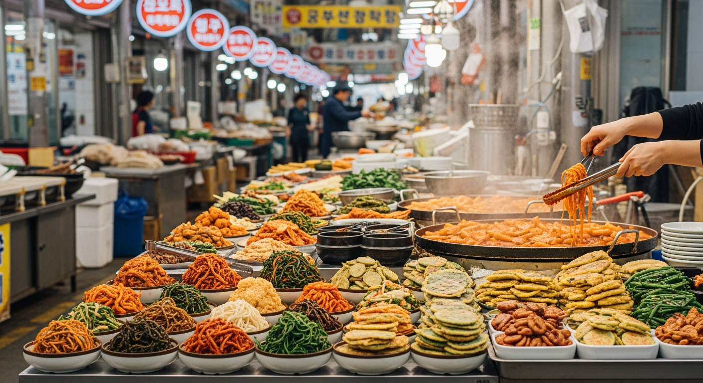 mangwon market seoul local food
