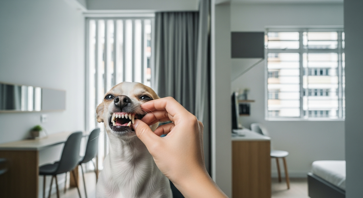 singapore hdb small dog dental care