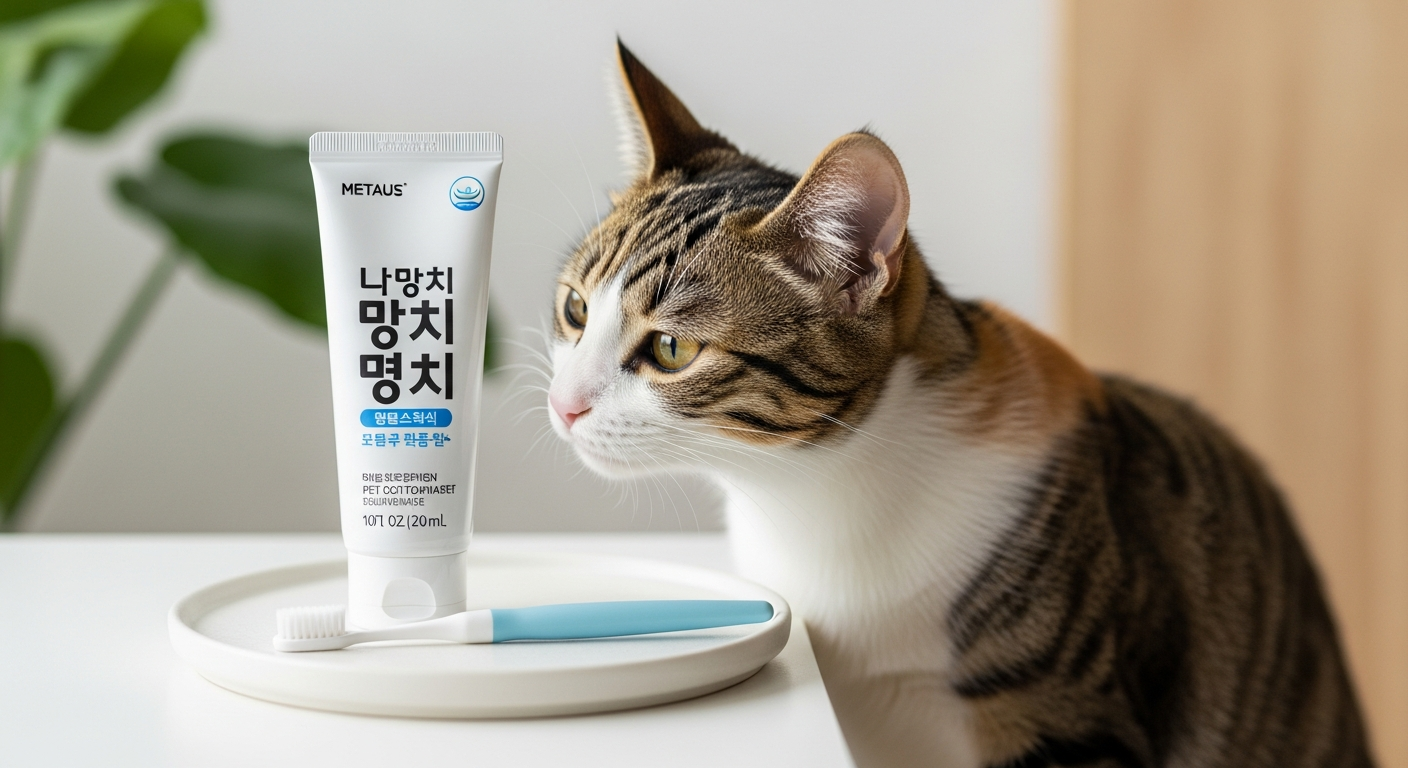nyang-chi meong-chi korean pet toothpaste cat