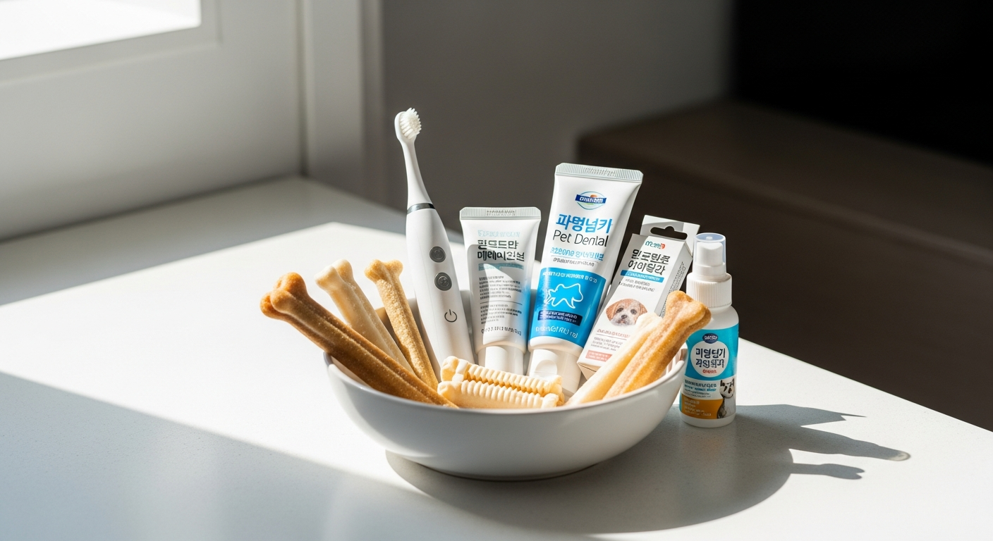 korean pet dental products comparison shopee