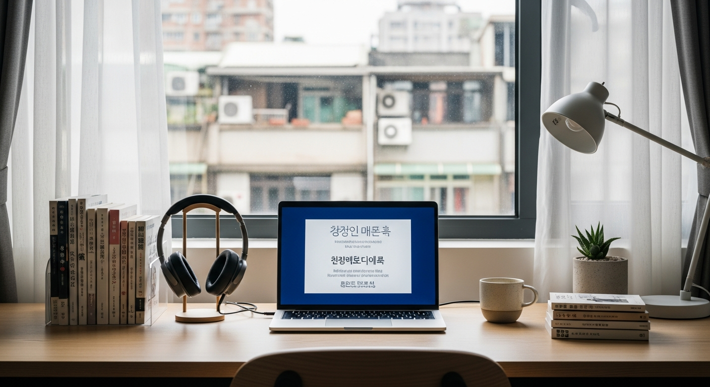 korean drama translator desk taipei apartment