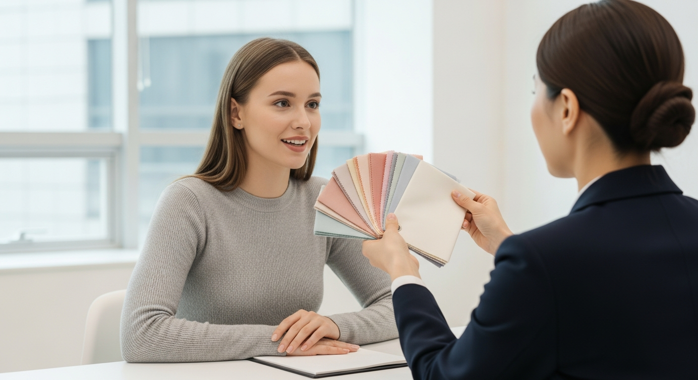 tourists personal color consultation seoul