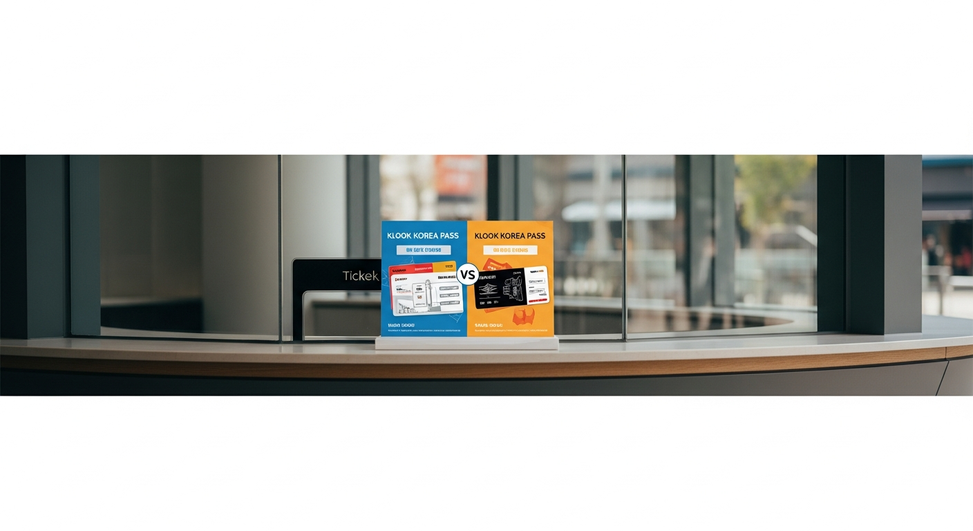klook korea pass comparison ticket booth
