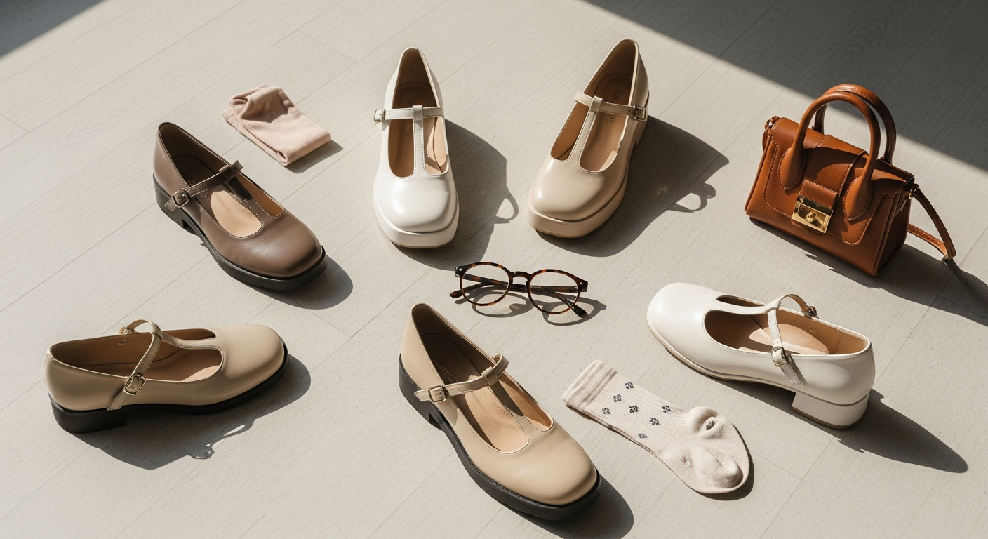 mary jane shoes korean fashion