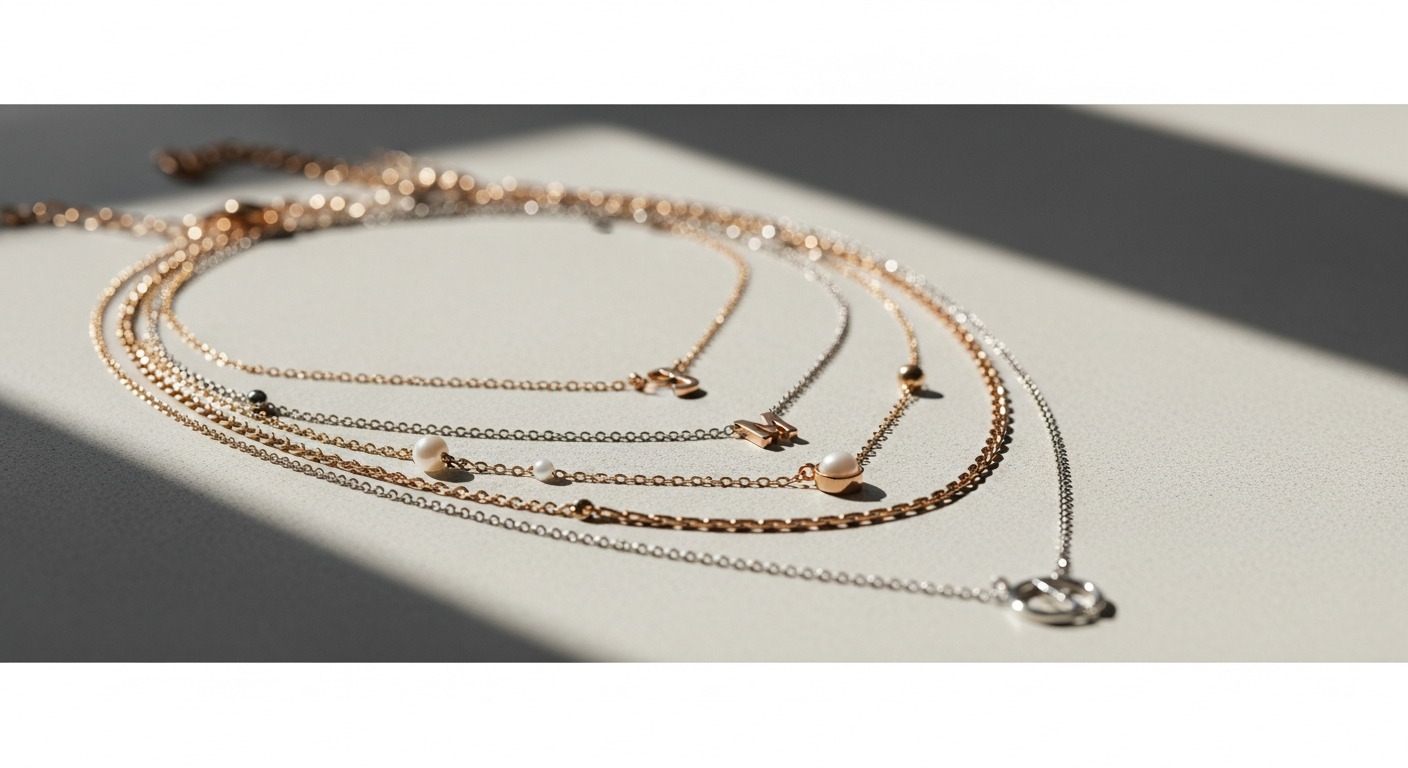 layered necklaces korean jewelry